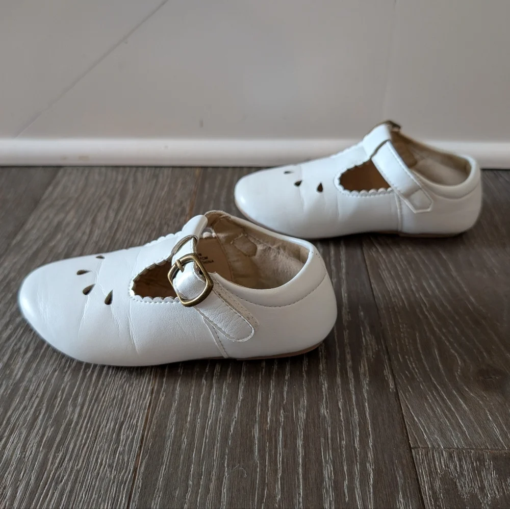 3/$15 - Felix & Flora Girls' White Mary Jane Shoes Size 10